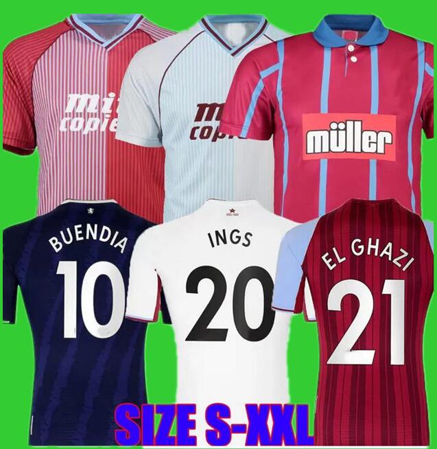 1994 1988 Aston retro soccer jerseys Villa 21 22 home away El Ghazi gerrard Douglas Luiz WATKINS Buendia Ings Targett Bailey 2021 2022 Vintage Classic football shirts, Third
1994 1988 Aston retro soccer jerseys Villa 21 22 home away El Ghazi gerrard Douglas Luiz WATKINS Buendia Ings Targett Bailey 2021 2022 Vintage Classic football shirts, Third