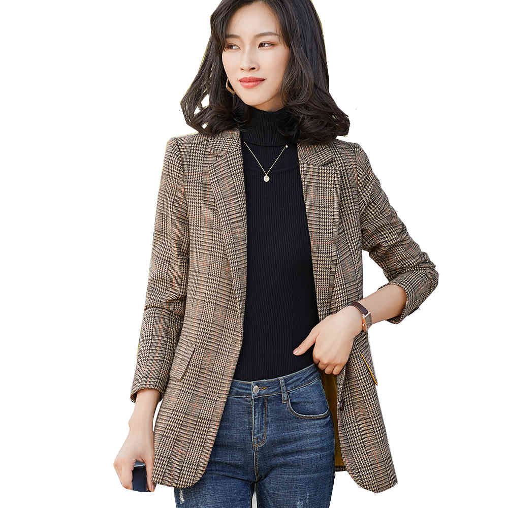 Women's Suits & Blazers 2021 New Yellow Gray Plaid Ladies Blazer Women Spring Autumn Fashion Coat Girl Korean Design Latest Jacket 9EEZ, Gray plaid blazer
Women's Suits & Blazers 2021 New Yellow Gray Plaid Ladies Blazer Women Spring Autumn Fashion Coat Girl Korean Design Latest Jacket 9EEZ, Gray plaid blazer
