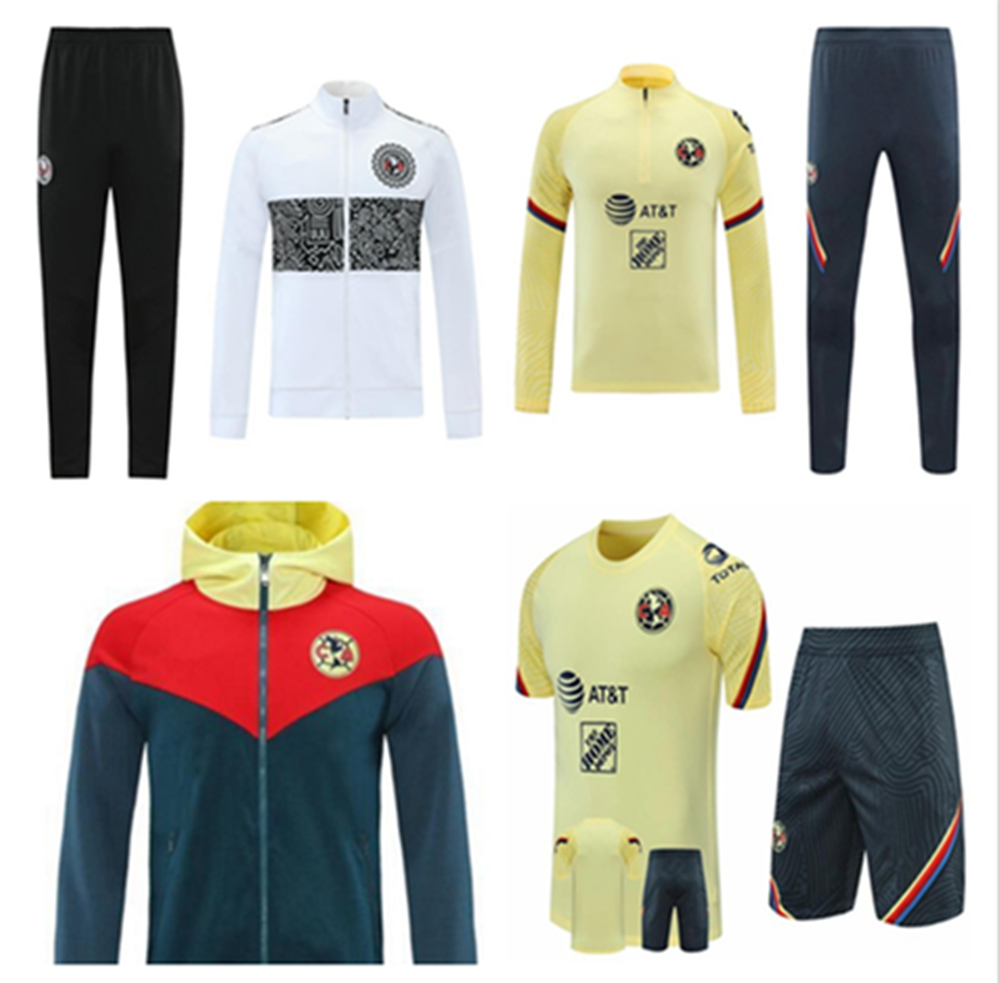 2021 22 Mexico America long sleeve soccer training suit tracksuit 20 21 América UNAM Survetement Football jackets Windbreaker Chandal Jogging, Black
2021 22 Mexico America long sleeve soccer training suit tracksuit 20 21 América UNAM Survetement Football jackets Windbreaker Chandal Jogging, Black