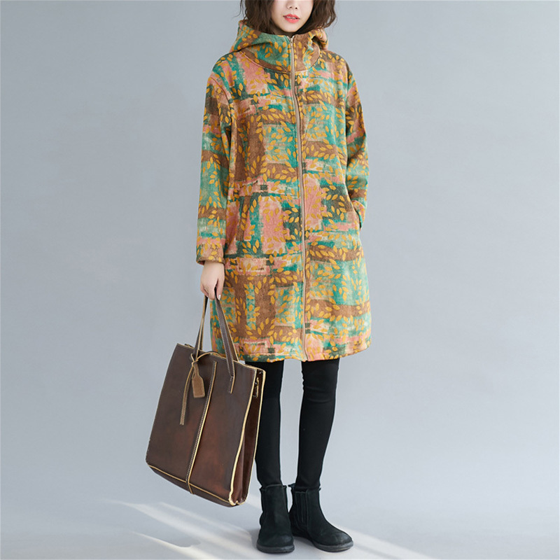 Johnature Hooded Warm Women Winter Parkas Pockets Zipper Print Floral Vintage Coats Fleece Patchwork Casual Parkas 210521, Multi
Johnature Hooded Warm Women Winter Parkas Pockets Zipper Print Floral Vintage Coats Fleece Patchwork Casual Parkas 210521, Multi