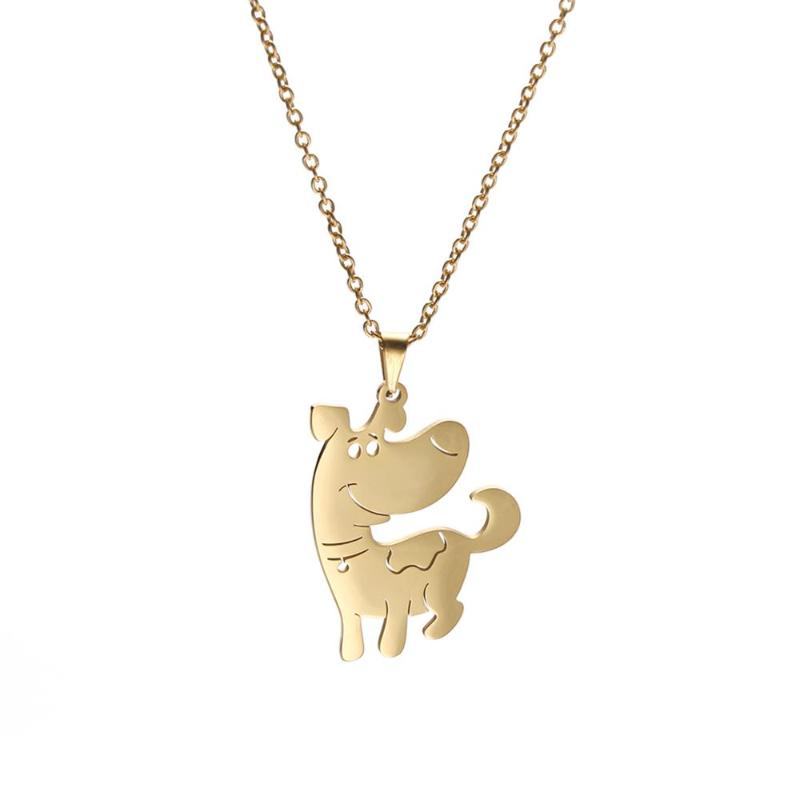 Pendant Necklaces ZDM0026 Selling 2021 Design Cute Animal Necklace Loyal Dog Stainless Steel Adjustable Choker Chain Couple Jewelry
Pendant Necklaces ZDM0026 Selling 2021 Design Cute Animal Necklace Loyal Dog Stainless Steel Adjustable Choker Chain Couple Jewelry