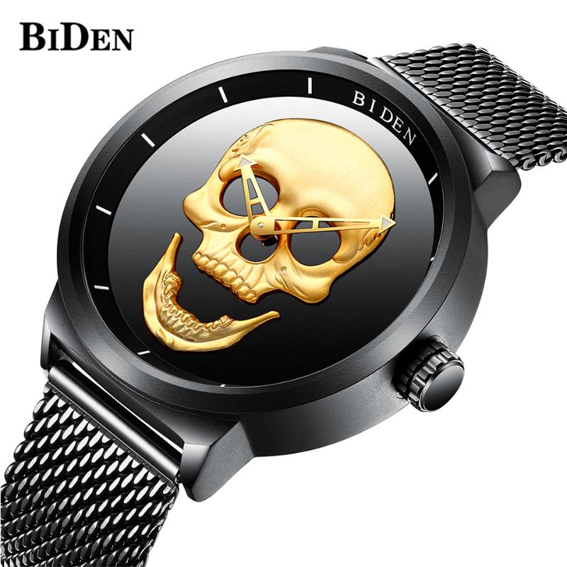 Men Watch Army Military Black Punk Skeleton Skull Sports Quartz Watches Top Relogio Masculino Wristwatches, Slivery;brown
Men Watch Army Military Black Punk Skeleton Skull Sports Quartz Watches Top Relogio Masculino Wristwatches, Slivery;brown