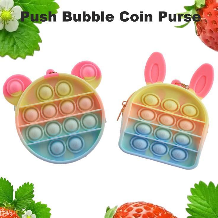 DHL Fidget Toys Coins Purse Colorful Push Bubble Sensory Squishy Stress Reliever Autism Needs Anti-stress Rainbow Adult Toy small bags For Children
DHL Fidget Toys Coins Purse Colorful Push Bubble Sensory Squishy Stress Reliever Autism Needs Anti-stress Rainbow Adult Toy small bags For Children