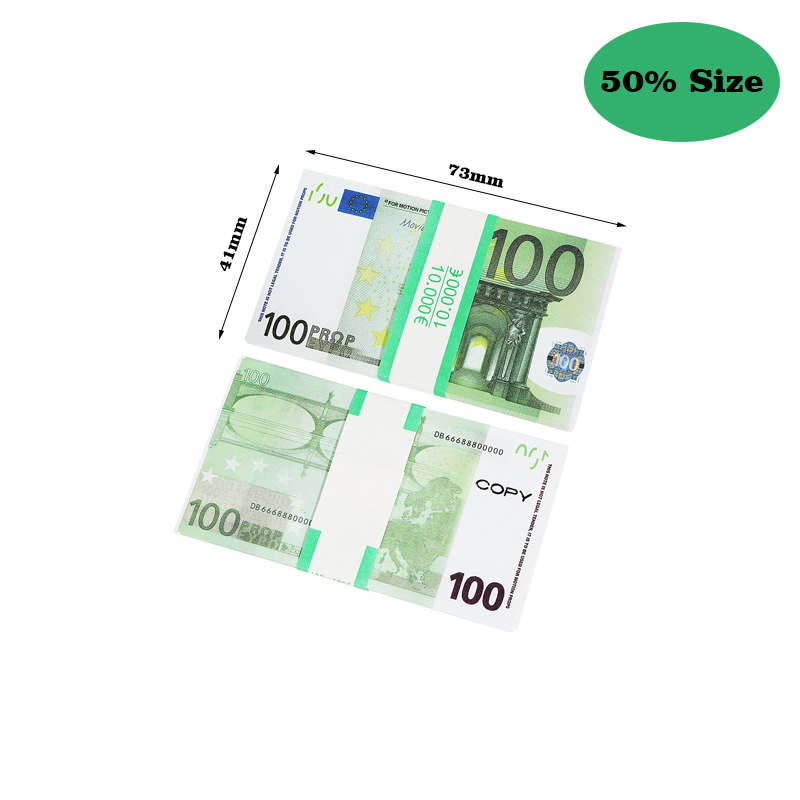 Prop Money euro Funny Toy 200 Copy fake notes Realistic Motion Picture banknotes Full Print 2 Sided for Kids, Students, Movie
Prop Money euro Funny Toy 200 Copy fake notes Realistic Motion Picture banknotes Full Print 2 Sided for Kids, Students, Movie
