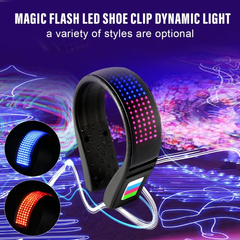Magic Flash LED Shoe Clip Dynamic Light IP67 Waterproof Flashing Safety Warning Display For Night Run Cycling Traffic
Magic Flash LED Shoe Clip Dynamic Light IP67 Waterproof Flashing Safety Warning Display For Night Run Cycling Traffic