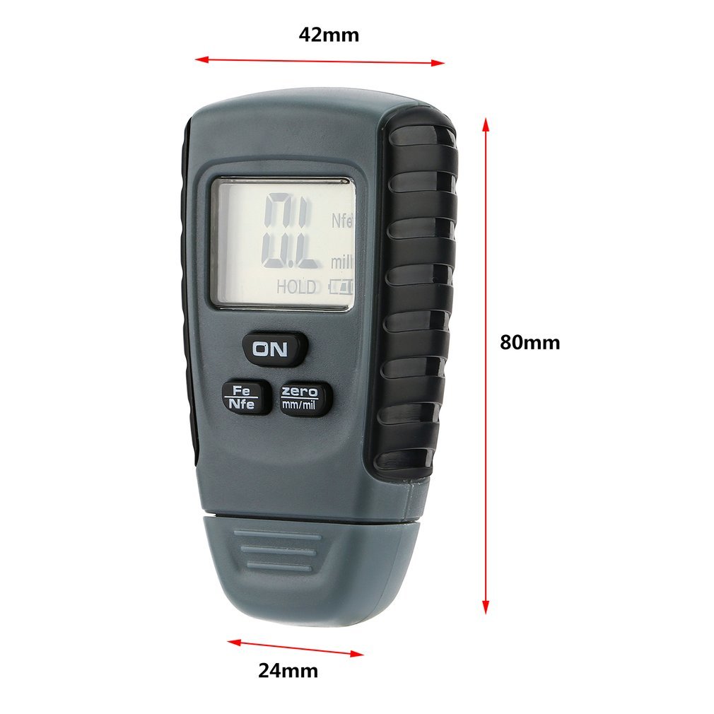 RM660 Portable Layer Meter Feeder Tester Fe/Nfe Instrument Base With Iron & Aluminium Lcd Screen Digital Tool