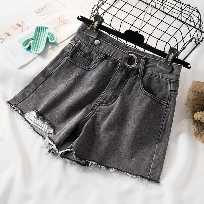 Summer Women Shorts Casual Loose Plus Size High Waist Ladies Korean Style Short Jeans spodenki damskie 9742 210508