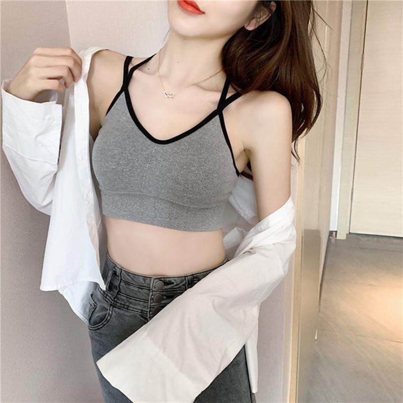 Women's Shapers Women Tank Crop Top Seamless Underwear Female Tops Sexy Lingerie Girls Cropped Sport Padded Camisole Femme, Black
Women's Shapers Women Tank Crop Top Seamless Underwear Female Tops Sexy Lingerie Girls Cropped Sport Padded Camisole Femme, Black