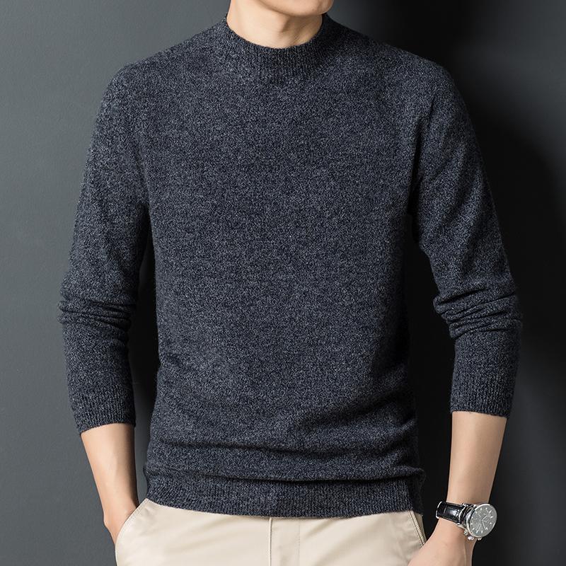 Men's Sweaters 100% Pure Wool Half High Collar Autumn Winter Integrated Korean Casual Sweater Slim Bottomed Shirt, White;black
Men's Sweaters 100% Pure Wool Half High Collar Autumn Winter Integrated Korean Casual Sweater Slim Bottomed Shirt, White;black