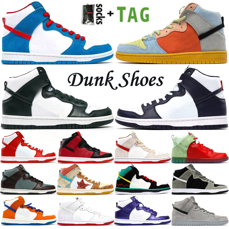 2021 Newest Arrival High OG SB Dunk Mens Running Shoes Doraemon Spartan Green Spectrum Triple White Black Women Sneakers Skateboard Trainers Size 36-45
2021 Newest Arrival High OG SB Dunk Mens Running Shoes Doraemon Spartan Green Spectrum Triple White Black Women Sneakers Skateboard Trainers Size 36-45