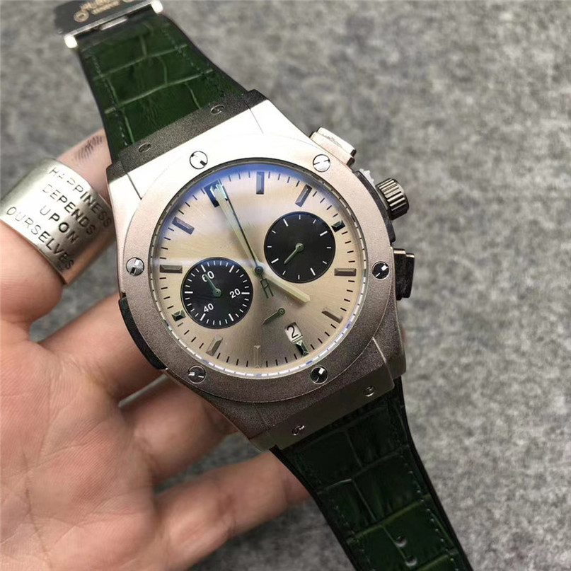 Top men's watch stainless steel gold bezel automatic quartz movement chronograph small dial work outdoor sports fashion orologio di lusso OB4017
Top men's watch stainless steel gold bezel automatic quartz movement chronograph small dial work outdoor sports fashion orologio di lusso OB4017