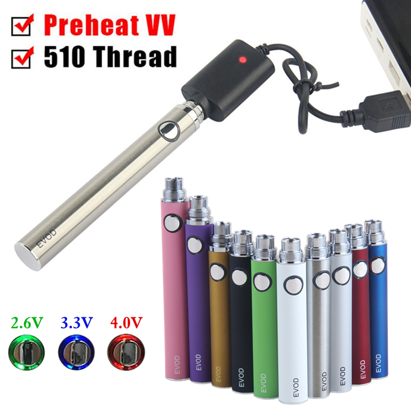 Evod VV Battery Preheat Vape Pen - MOQ 20pcs, 650-1100mAh, 510 Thread, Twist Fit for Oil/Wax Carts & Tanks
Evod VV Battery Preheat Vape Pen - MOQ 20pcs, 650-1100mAh, 510 Thread, Twist Fit for Oil/Wax Carts & Tanks