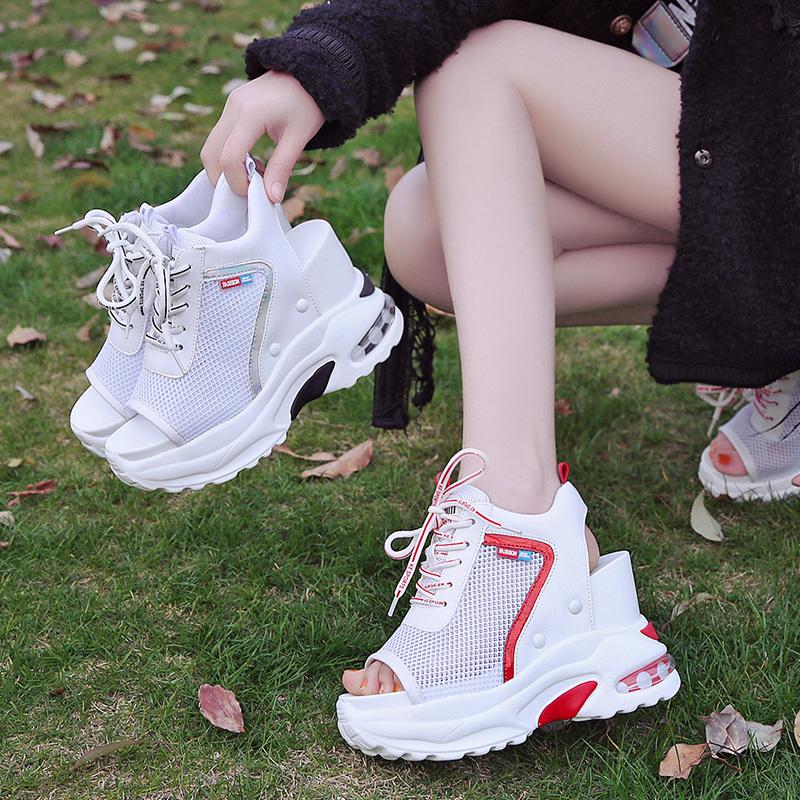 Sandals Arrival 2021 Summer Platform Women Wedges Thick Bottom Casual Shoes Comfortable White Lace-Up Sneakers, Red
Sandals Arrival 2021 Summer Platform Women Wedges Thick Bottom Casual Shoes Comfortable White Lace-Up Sneakers, Red
