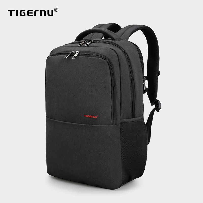

Backpack Men Waterproof Tigernu Casual Anti Theft 15.6inch Laptop Slim School Bags Male Travel Bagpack For Teenagers, Black