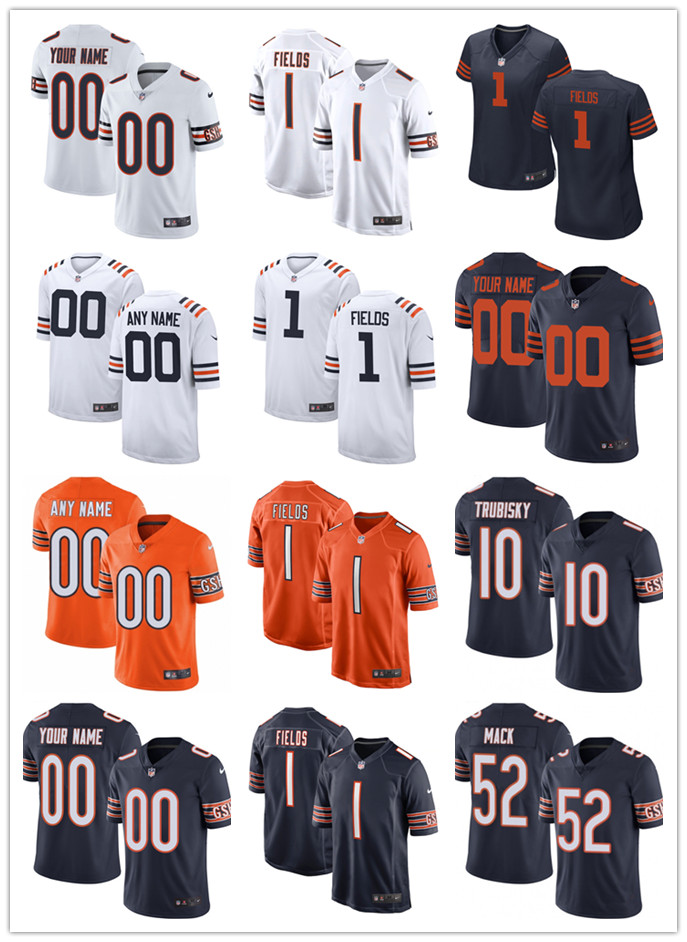 custom chicago Bears 1 Justin Fields 52 Khalil Mack 85 Cole Kmet 39 Eddie Jackson 32 David Montgomery Football Jerseys, Black;red
custom chicago Bears 1 Justin Fields 52 Khalil Mack 85 Cole Kmet 39 Eddie Jackson 32 David Montgomery Football Jerseys, Black;red