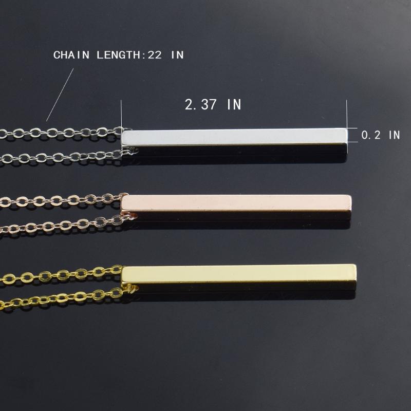 Custom Gift Bar Necklace Handwriting Personalized Signature For Women Engraved Pendant Choker Birthday Jewelry Party Favor
Custom Gift Bar Necklace Handwriting Personalized Signature For Women Engraved Pendant Choker Birthday Jewelry Party Favor