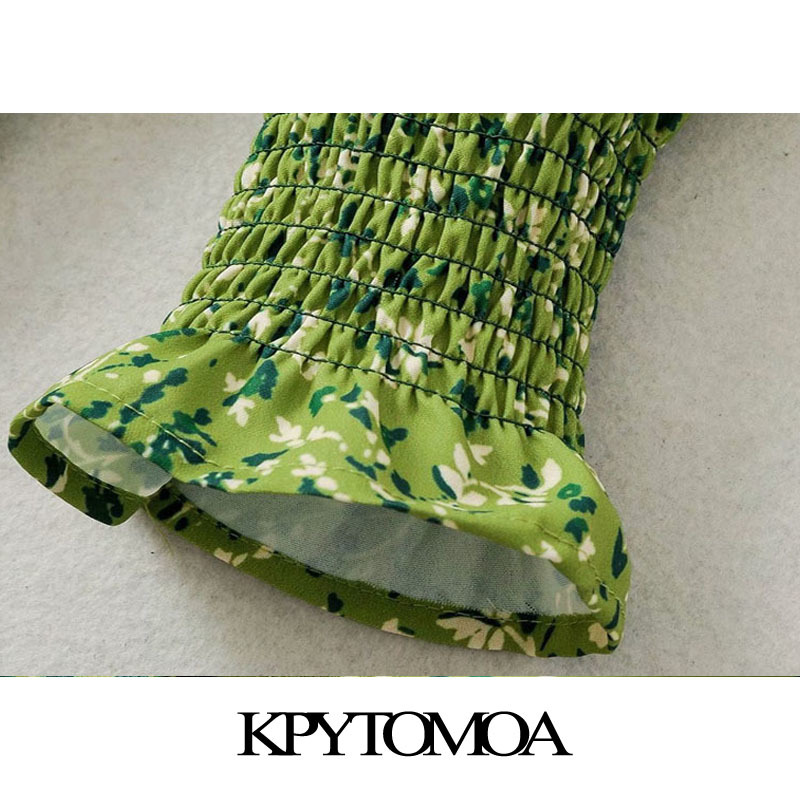 Women Chic Fashion Floral Print Buttons Mini Dress V Neck Short Sleeve Beach Female Dresses Vestidos Mujer 210420