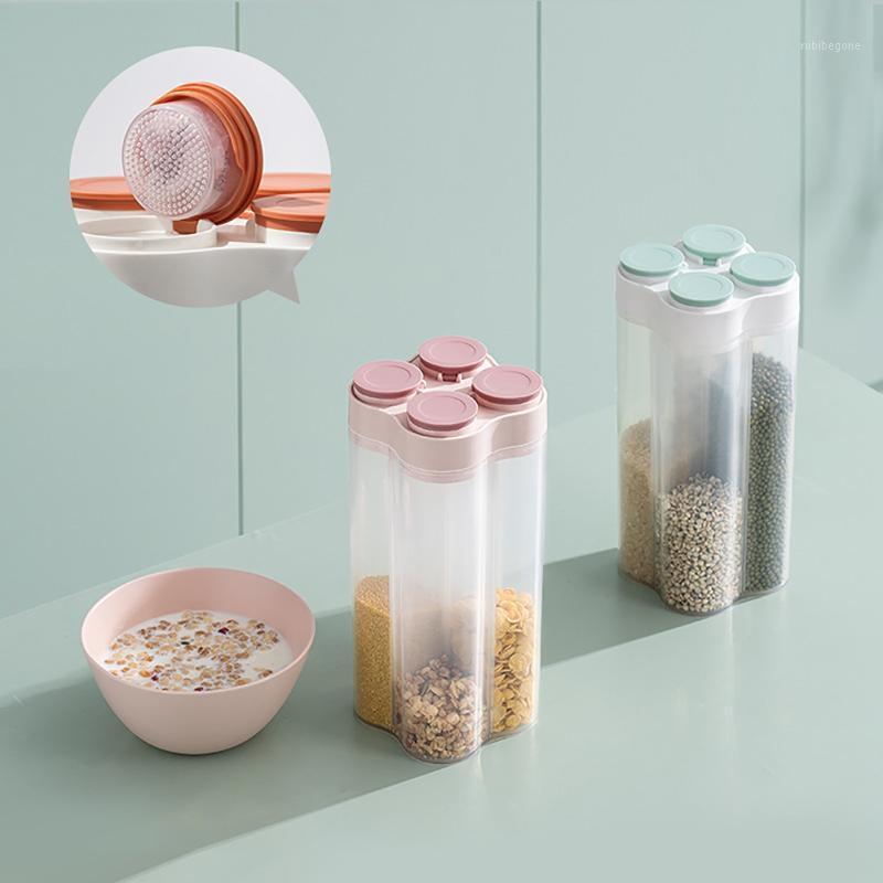 Storage Bottles & Jars Grain Sealed Fresh-keeping Tank Compartment Container Transparent Plastic Moisture-proof Box Kitchen Tools
Storage Bottles & Jars Grain Sealed Fresh-keeping Tank Compartment Container Transparent Plastic Moisture-proof Box Kitchen Tools