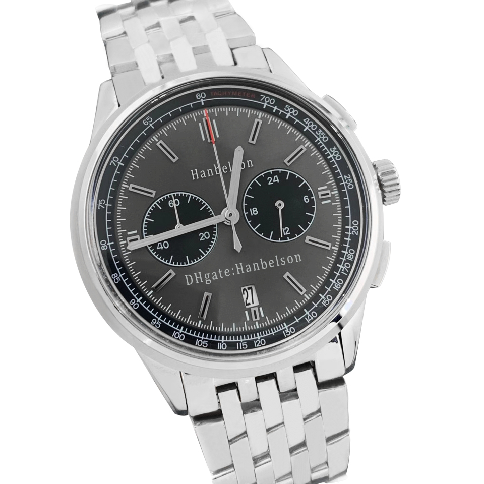 2021 Men Watch Gray surface VK Chronograph Multifunctional Quartz Battery Black technology Stainless steel Business trend menes highend watches Hanbelson, White dial
2021 Men Watch Gray surface VK Chronograph Multifunctional Quartz Battery Black technology Stainless steel Business trend menes highend watches Hanbelson, White dial