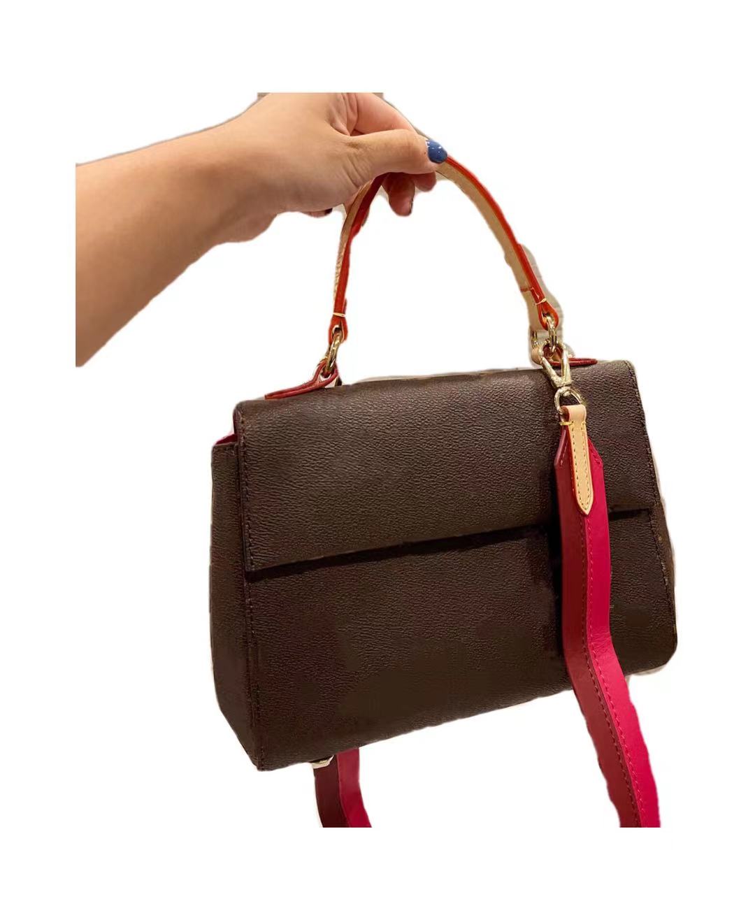 Handbag Lady designer single shoulder bag color leather strap fuchsia/Bordeaux Red Cross body classic tote, Customize
Handbag Lady designer single shoulder bag color leather strap fuchsia/Bordeaux Red Cross body classic tote, Customize