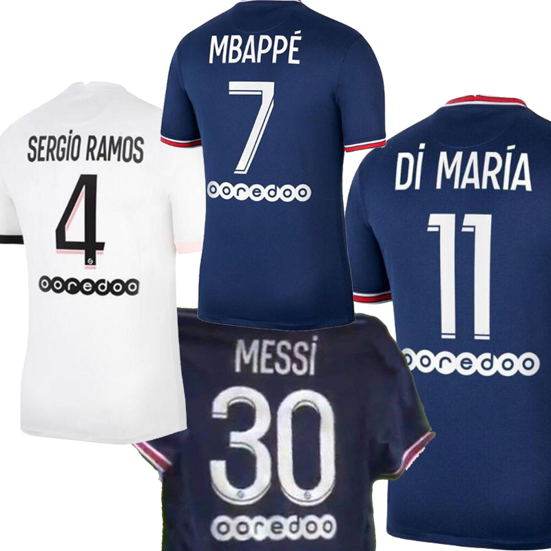 SERGIO RAMOS Mbappe Messi 30 soccer jersey 21 22 Fans and Player version Home Away men and kids kit VERRATTI MARQUINHOS KIMPEMBE HAKIMI football shirt 2021, Player version home with patches
SERGIO RAMOS Mbappe Messi 30 soccer jersey 21 22 Fans and Player version Home Away men and kids kit VERRATTI MARQUINHOS KIMPEMBE HAKIMI football shirt 2021, Player version home with patches