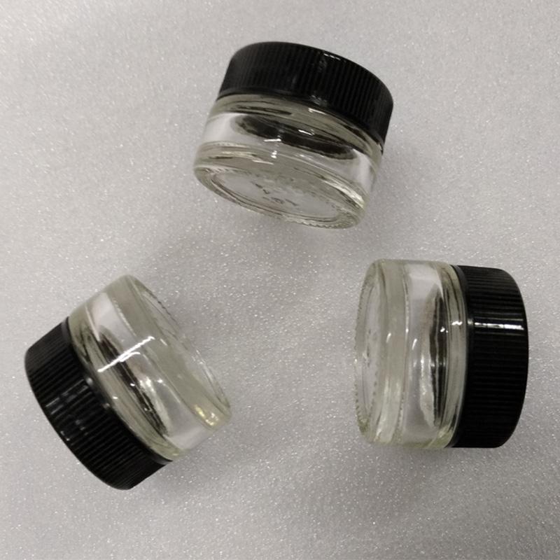 5ml Glass Jar Food Grade Non-Stick Tempered Glass Container Wax Empty Clear Round Dab Jars Dry Herb Concentrate Container with Bla YK0074
5ml Glass Jar Food Grade Non-Stick Tempered Glass Container Wax Empty Clear Round Dab Jars Dry Herb Concentrate Container with Bla YK0074