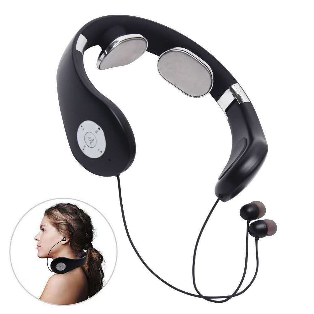 Neck-mounted Wireless Sports Bluetooth Headset Smart Cervical Massage Instrument Integrated Machine Long Standby, Black
Neck-mounted Wireless Sports Bluetooth Headset Smart Cervical Massage Instrument Integrated Machine Long Standby, Black