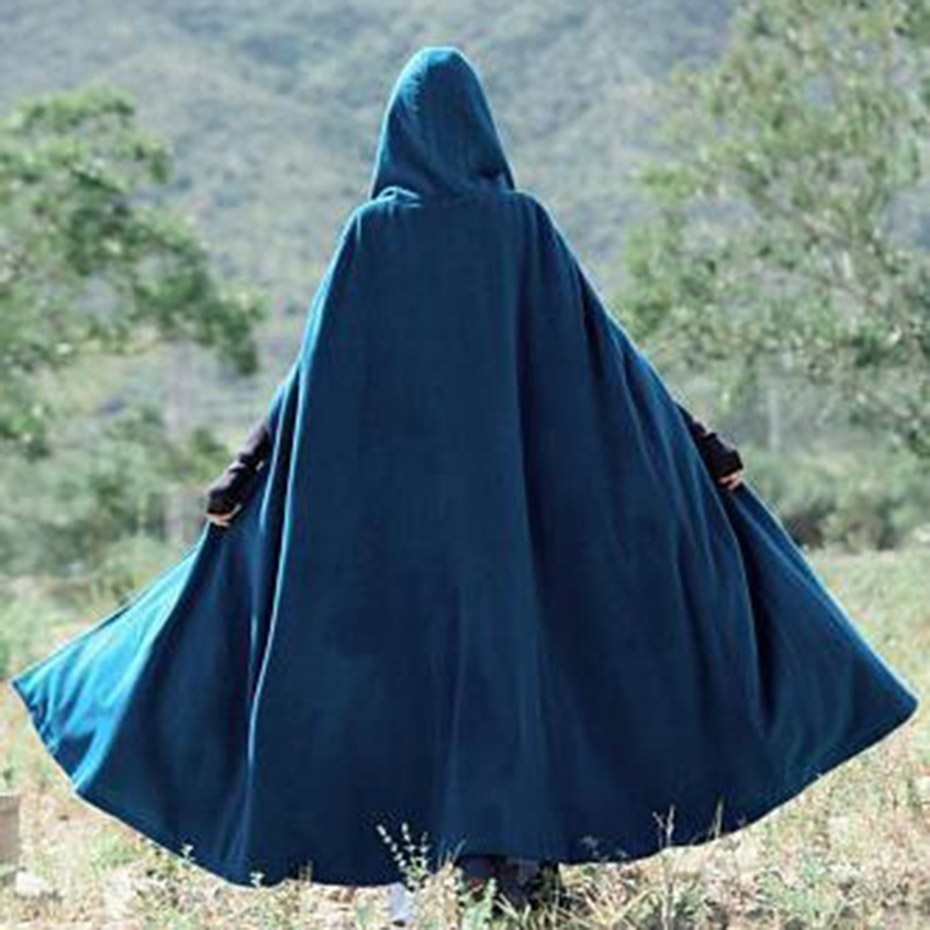 Women Cashmere Shawl Medieval Outwear Irregular Hooded Cloak Thin Vintage Gothic Cape Poncho Casual Maxi Long Cardigan Coats, Black
Women Cashmere Shawl Medieval Outwear Irregular Hooded Cloak Thin Vintage Gothic Cape Poncho Casual Maxi Long Cardigan Coats, Black