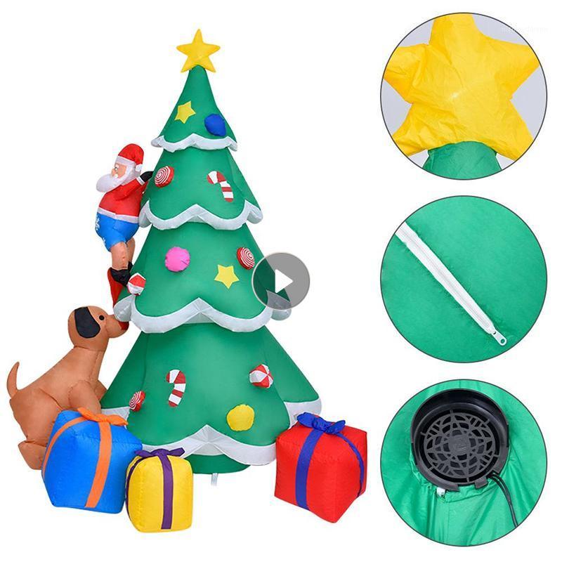 Christmas Decorations 2.1m PVC Inflatable Spree Tree Doll Santa Claus Puppy Decoration With Bright LED Lights For Home
Christmas Decorations 2.1m PVC Inflatable Spree Tree Doll Santa Claus Puppy Decoration With Bright LED Lights For Home