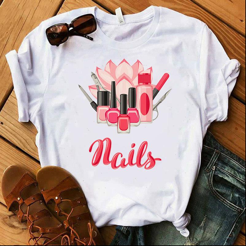 summer harajuku womens t shirts female nail polish print short sleeve tee fashion casual shirt women camiseta mujer clothes, White
summer harajuku womens t shirts female nail polish print short sleeve tee fashion casual shirt women camiseta mujer clothes, White