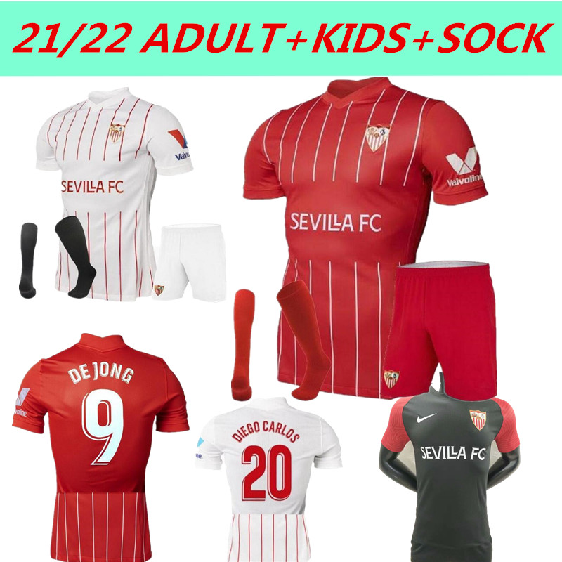 21-22 Seville home Soccer Jersey 21 22 OCAMPOS NAVAS EVER BANEGA DE JONG EL HADDADI TORRES RAKITIC KOUNDE Football Shirt men+kids kit socks, 21/22 away
21-22 Seville home Soccer Jersey 21 22 OCAMPOS NAVAS EVER BANEGA DE JONG EL HADDADI TORRES RAKITIC KOUNDE Football Shirt men+kids kit socks, 21/22 away