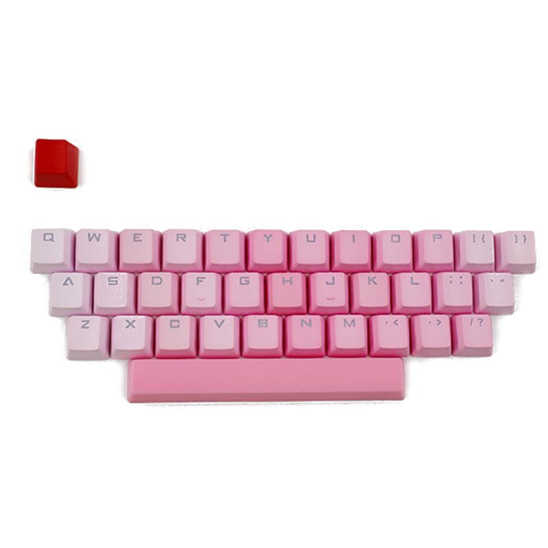 RGB PBT 35 Keys OEM Double Shot Backlit Keycaps for Cherry Mechanical Keyboard 667C
