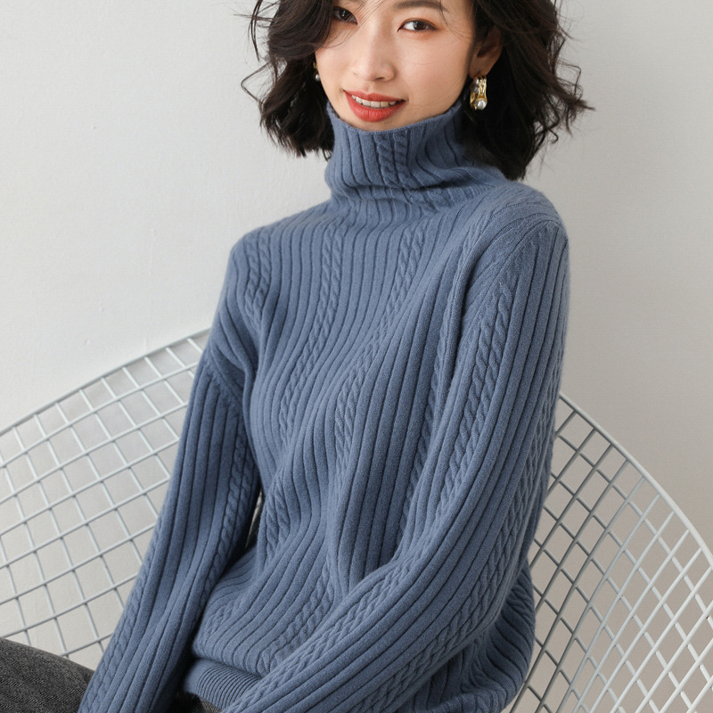 Fall Winter Pure Color Cashmere Pullover Sweater Women's Oversized Turtleneck Twist Thick Knit Outer Wear Tops Female 210520, Red
Fall Winter Pure Color Cashmere Pullover Sweater Women's Oversized Turtleneck Twist Thick Knit Outer Wear Tops Female 210520, Red