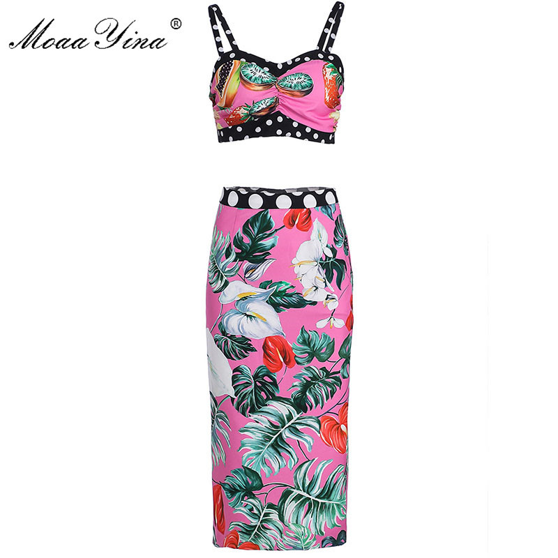 Beach holiday style sexy two-piece suit women' sweet charming small sling + wave dot print bag hip skirt set 210524, Multi
Beach holiday style sexy two-piece suit women' sweet charming small sling + wave dot print bag hip skirt set 210524, Multi