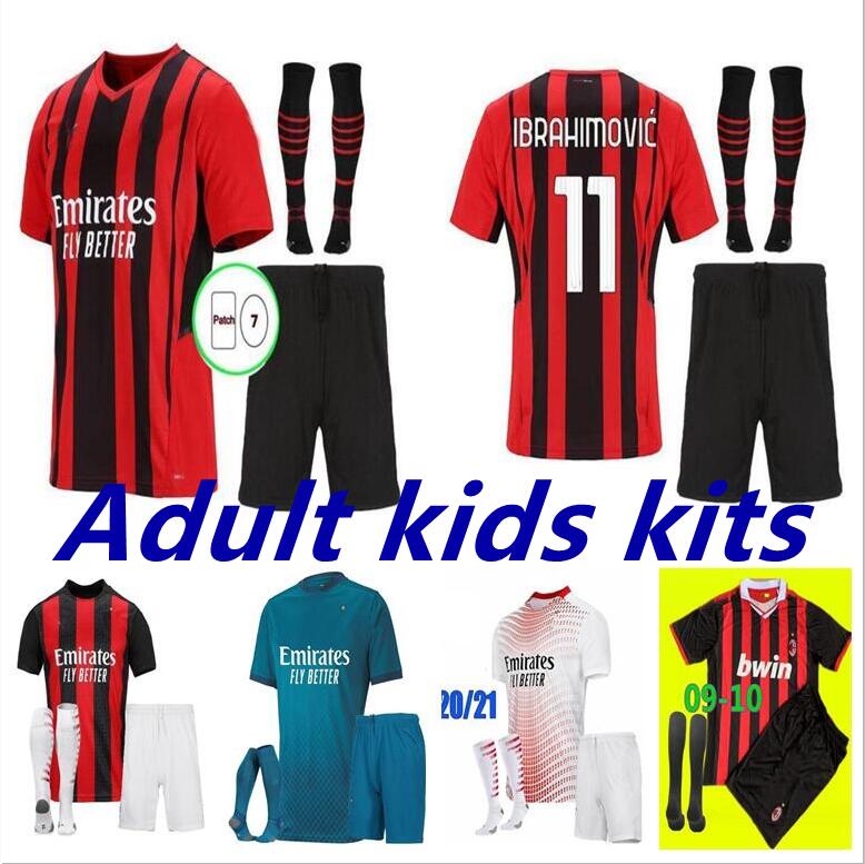 Adult Kids KIT AC Milan IBRAHIMOVIC 2021 2022 soccer jersey Retro 2009 2010 PIATEK football shirts PAQUETA THEO REBIC camisa de futebol maillot, Black;yellow
Adult Kids KIT AC Milan IBRAHIMOVIC 2021 2022 soccer jersey Retro 2009 2010 PIATEK football shirts PAQUETA THEO REBIC camisa de futebol maillot, Black;yellow
