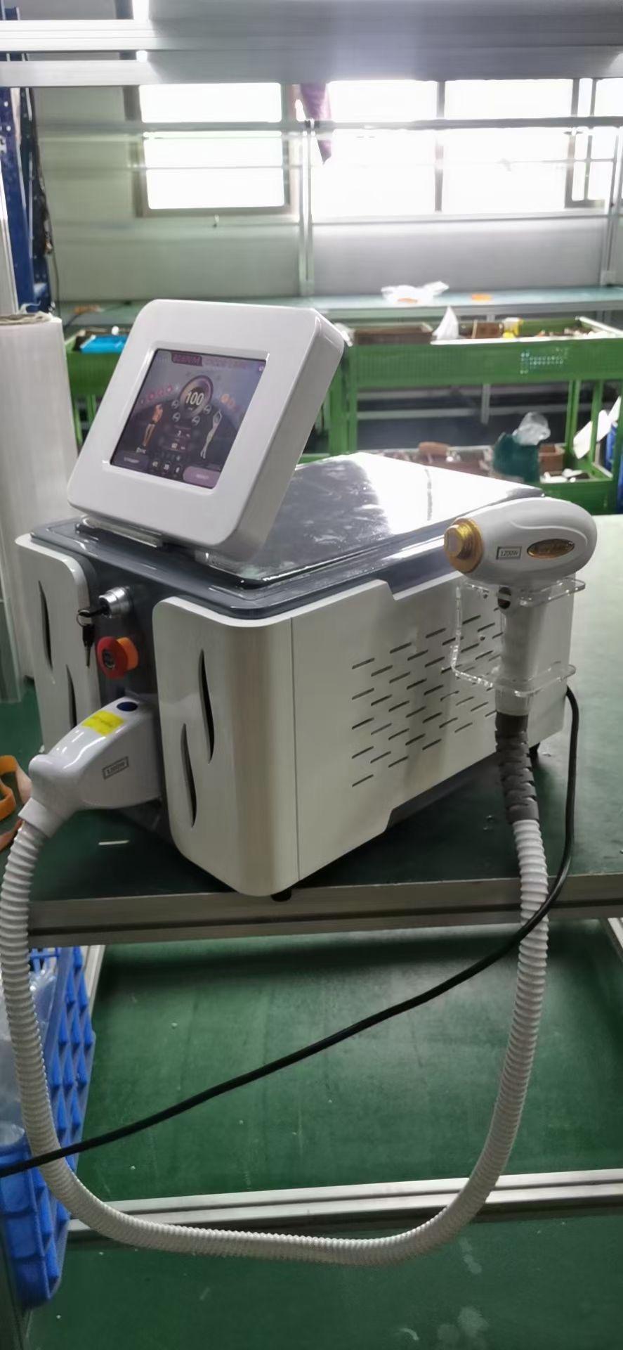 Professional Portable 808nm diode Laser Hair Removal Machine For All Skin depilation With 8 Inch True Color LED Touch Screen