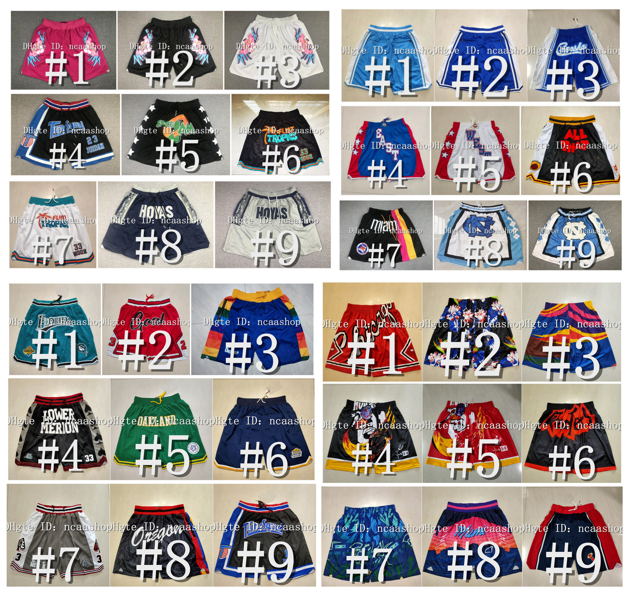 Cheap Men Team Basketball Shorts Football Short With Pocket Zipper Hip Pop Sport Wear Pant Baseball PINK PANTHER Miami Tune Squad OFB Flint Tropics Good Quality, As pic
Cheap Men Team Basketball Shorts Football Short With Pocket Zipper Hip Pop Sport Wear Pant Baseball PINK PANTHER Miami Tune Squad OFB Flint Tropics Good Quality, As pic