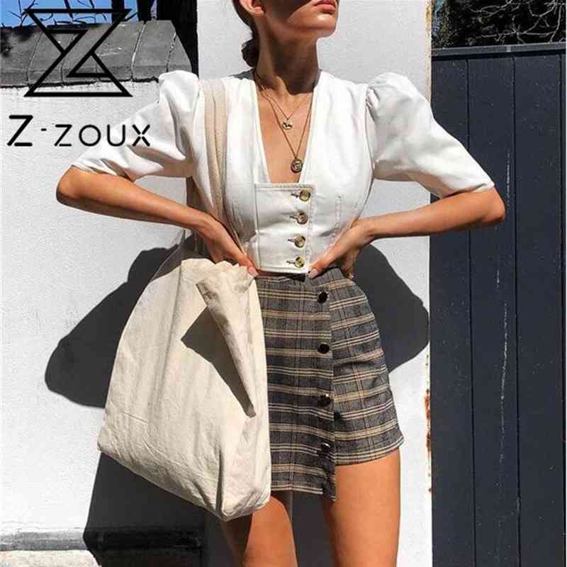 GETSPRING Women Shirt Puff Sleeve V-Neck Short White Woman Blouses Shirts Vintage Sexy Summer Fashion 210524
GETSPRING Women Shirt Puff Sleeve V-Neck Short White Woman Blouses Shirts Vintage Sexy Summer Fashion 210524