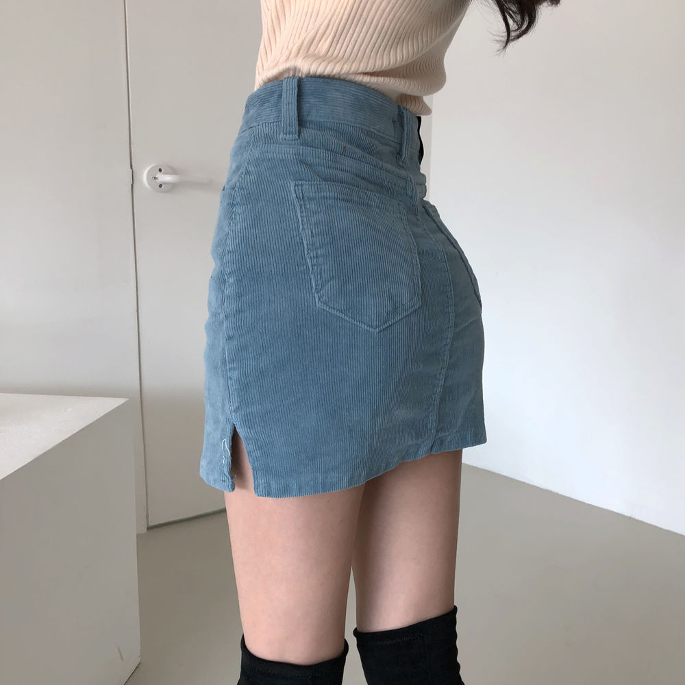 Alien Kitty 2021 New Fashion Mini Skirts Womens Vintage Corduroy Split Blue Sexy Clubwear High Waist Pencil Bodycon Skirt Female
Alien Kitty 2021 New Fashion Mini Skirts Womens Vintage Corduroy Split Blue Sexy Clubwear High Waist Pencil Bodycon Skirt Female