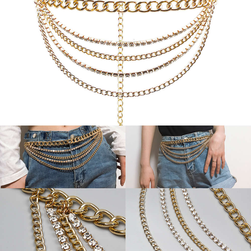 hip Pants multi layer gold fashion hop jeans punk Street Photo accsori waist chain women, Silver
hip Pants multi layer gold fashion hop jeans punk Street Photo accsori waist chain women, Silver