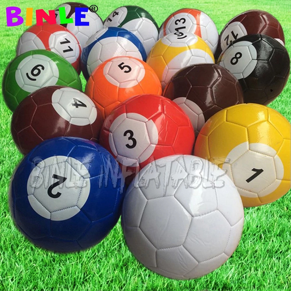 9x6m outdoor or indoor giant inflatable snooker football pool table human soccer billiards sports field for coporate events game