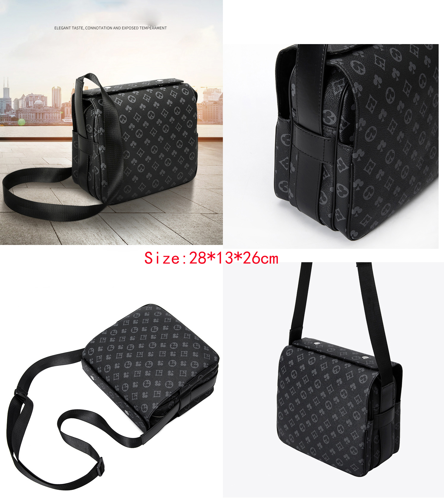 TOP quality New men's messenger business bag easy to take leisure multi-layer Computer Briefcase printed Plaid Bags Fashion handbags wallet, Other extra fees
TOP quality New men's messenger business bag easy to take leisure multi-layer Computer Briefcase printed Plaid Bags Fashion handbags wallet, Other extra fees