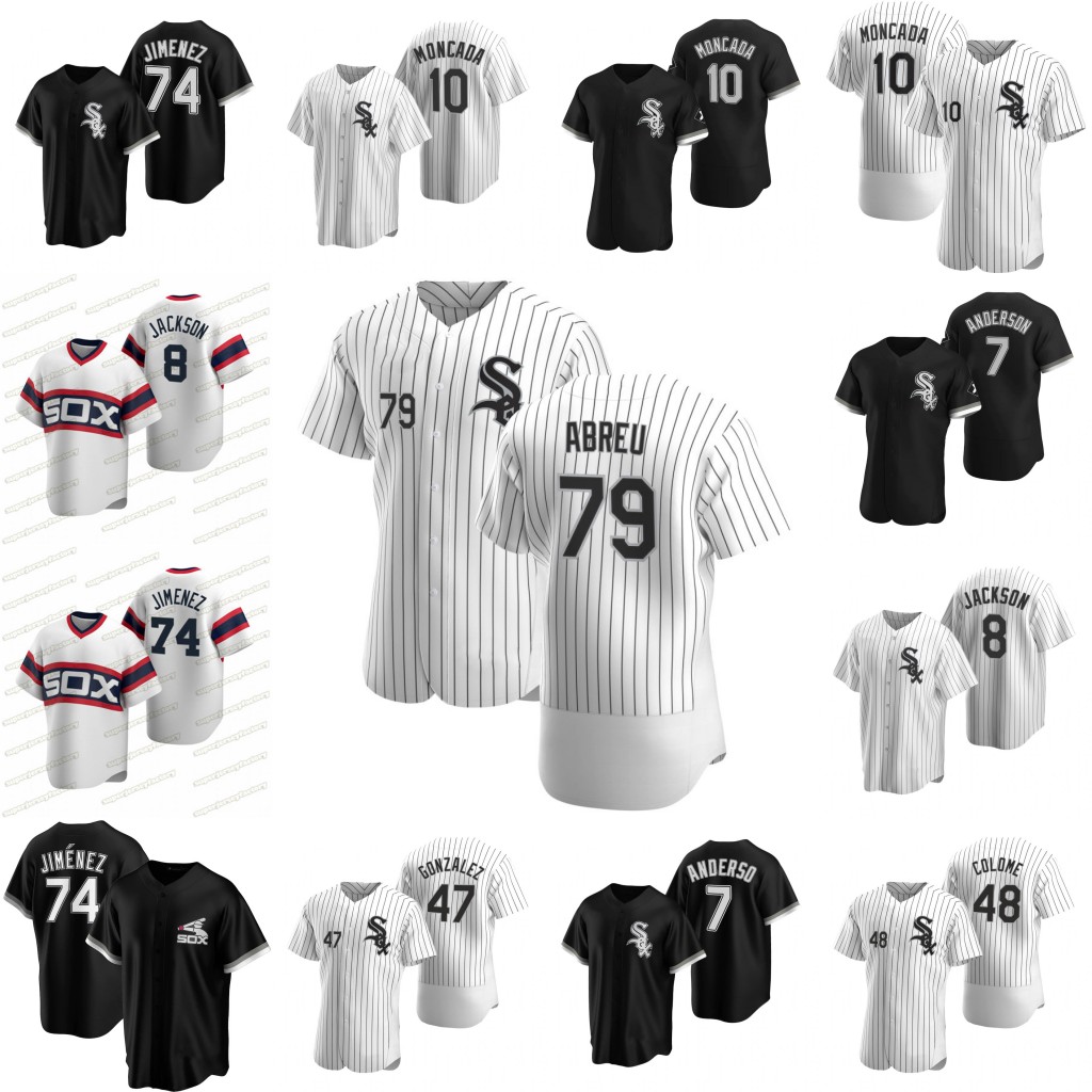 White Sox Yoan Moncada Jersey Jose Abreu Eloy Jimenez Tim Anderson Edwin Encarnacion Reynaldo Lopez Leury Garcia Luis Robert Nomar Mazara, Black
White Sox Yoan Moncada Jersey Jose Abreu Eloy Jimenez Tim Anderson Edwin Encarnacion Reynaldo Lopez Leury Garcia Luis Robert Nomar Mazara, Black