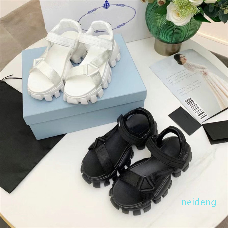 Summer Women Sandals Cloudbust Real Leather Slippers Velcro Increase Platform Sandal Thunder Thick Bottom Heels Rubber Flip Flop Shoes 2021
Summer Women Sandals Cloudbust Real Leather Slippers Velcro Increase Platform Sandal Thunder Thick Bottom Heels Rubber Flip Flop Shoes 2021