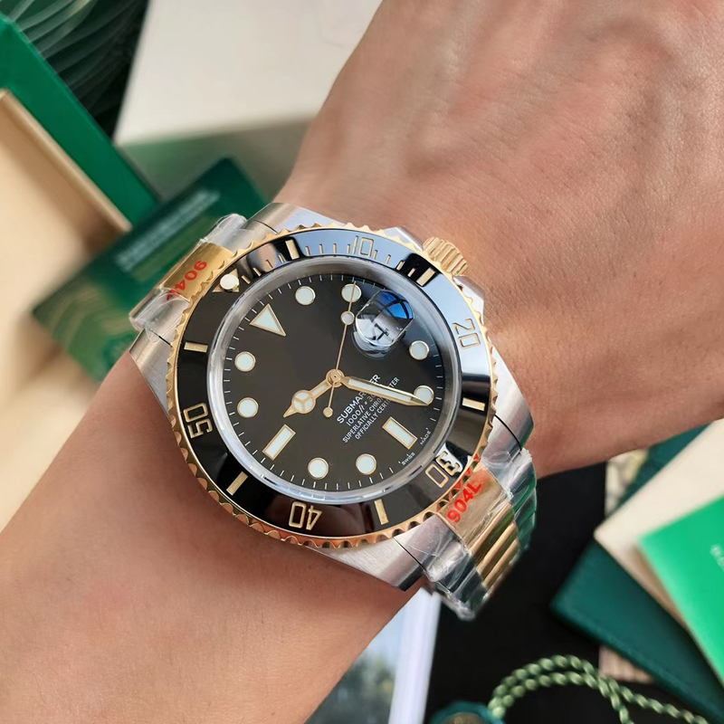 Men Watches Top quality E-T-A 28-36 31-35 Ceramic Bezel Wristwatch with box 50M Waterproof Sapphire Gold and silver 904l Stainless Steel
Men Watches Top quality E-T-A 28-36 31-35 Ceramic Bezel Wristwatch with box 50M Waterproof Sapphire Gold and silver 904l Stainless Steel
