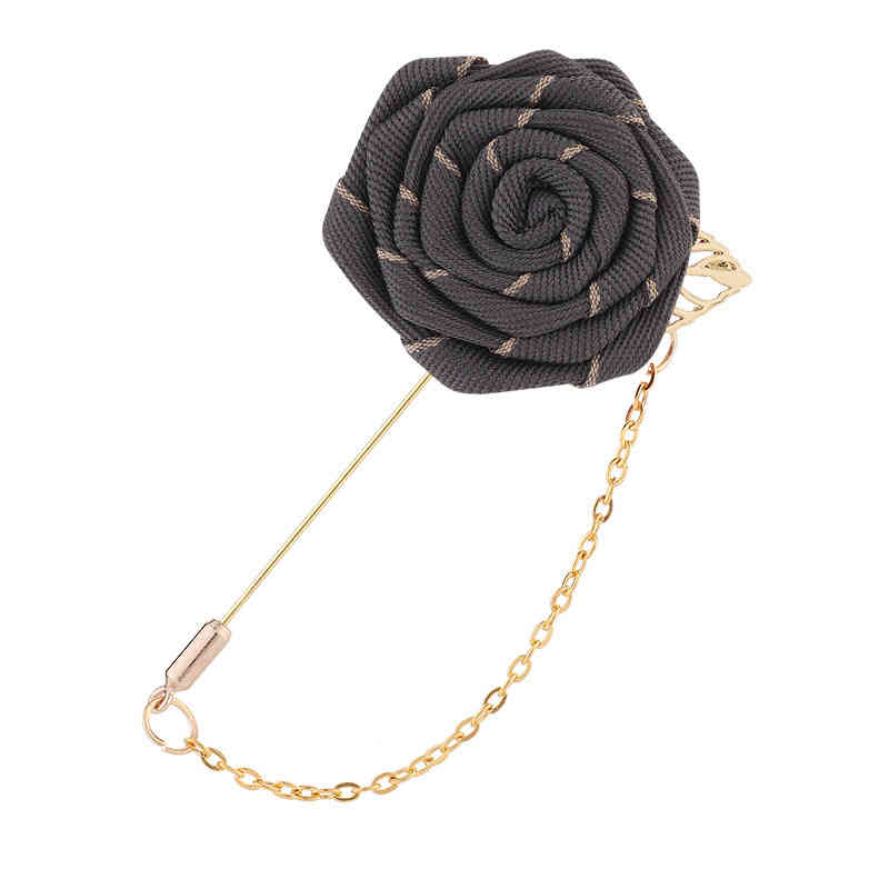 Brooch Suit Host Male and Female Collar Pin Versatile Rose Best Man Wedding Bridegroom Men's