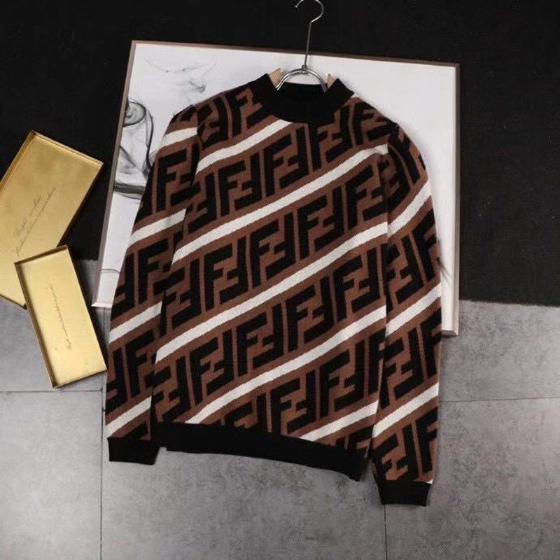 same Wang sweater Jiaer's early spring 2021 new FF letter jacquard Pullover Sweater for men and women, White;black
same Wang sweater Jiaer's early spring 2021 new FF letter jacquard Pullover Sweater for men and women, White;black