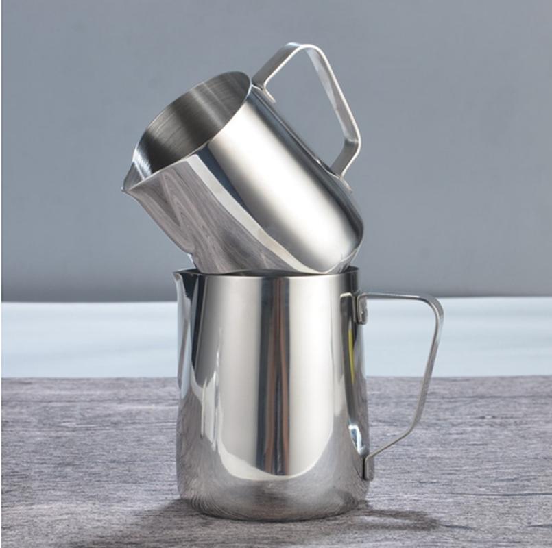 Coffee Pots Fantastic Kitchen Stainless Steel Milk Jug Espresso Pitcher Jacquard Barista Craft Latte Frothing
Coffee Pots Fantastic Kitchen Stainless Steel Milk Jug Espresso Pitcher Jacquard Barista Craft Latte Frothing