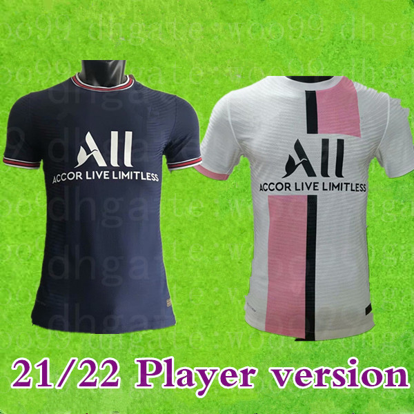 Player version Paris Away white Soccer Jersey 21/22 MBAPPE 2021 2022 KEAN MARQUINHOS KIMPEMBE VERRATTI CAVANI DI MARIA Draxler Home football Shirt uniforms
Player version Paris Away white Soccer Jersey 21/22 MBAPPE 2021 2022 KEAN MARQUINHOS KIMPEMBE VERRATTI CAVANI DI MARIA Draxler Home football Shirt uniforms