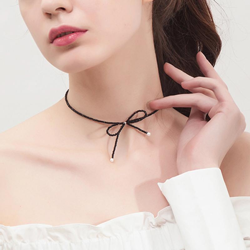 Chokers Ladies Exquisite Crystal Choker Fashion Gold Color Link Chain Black Zircon Necklace Women Wedding Engagement Jewelry Gifts
Chokers Ladies Exquisite Crystal Choker Fashion Gold Color Link Chain Black Zircon Necklace Women Wedding Engagement Jewelry Gifts